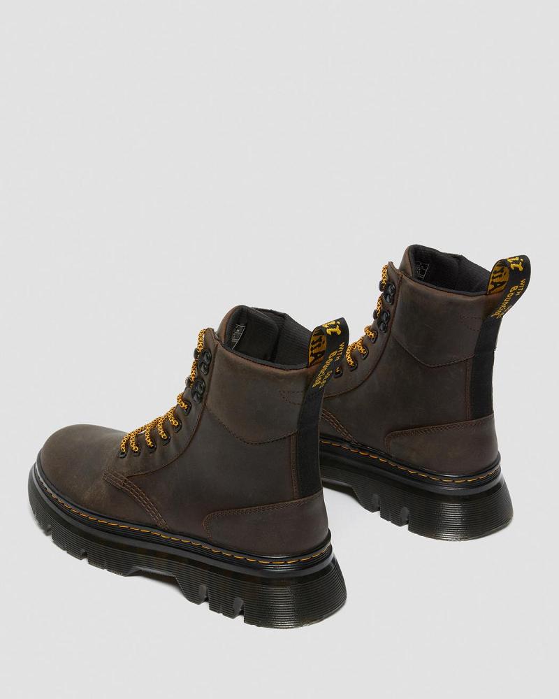 Botas Casuales Dr Martens Tarik Crazy Horse Cuero Mujer Azules Marrom | MX 673HAP